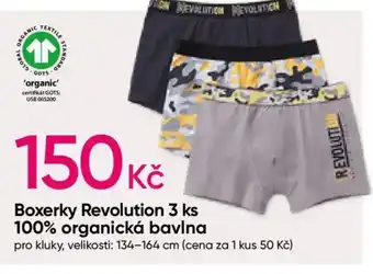 Pepco Boxerky Revolution 100% organická bavlna nabídka