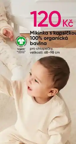 Pepco Mikinka s kapsičkou 100% organická bavlna nabídka