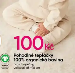 Pepco Pohodlné tepláčky 100% organická bavlna nabídka