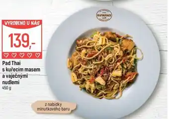 Globus Pad Thai s kuřecím masem a vaječnými nudlemi nabídka