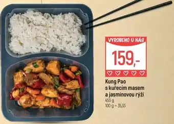 Globus Kung Pao s kuřecím masem a jasmínovou rýží nabídka