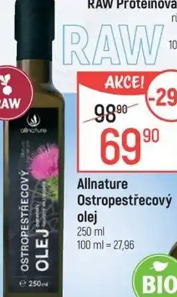 Globus Allnature Ostropestřecový olej nabídka