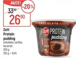 Globus Zott Protein pudding nabídka