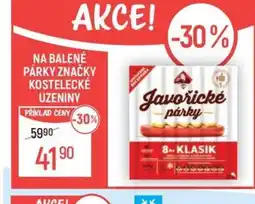 Globus Na balené párky značky Kostelecké uzeniny nabídka