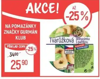 Globus Na pomazánky značky Gurmán klub nabídka