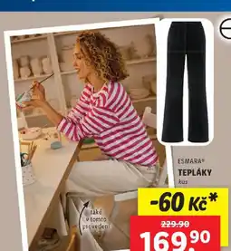 Lidl ESMARA® TEPLÁKY nabídka