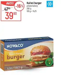 Globus Kuřecí burger nabídka