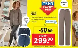 Lidl ESMARA® DŽÍNY nabídka