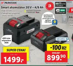 Lidl Smart akumulátor 20 V - 4/8 Ah nabídka