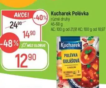 Globus Kucharek Polévka nabídka