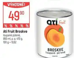 Globus Ati Fruit Broskve loupané půlené nabídka