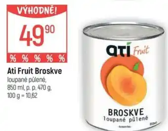 Globus Ati Fruit Broskve loupané půlené nabídka