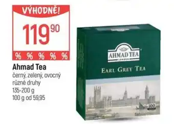 Globus Ahmad Tea černý, zelený, ovocný nabídka