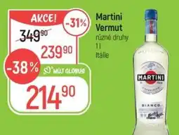 Globus Martini Vermut nabídka