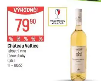 Globus Château Valtice jakostní vína nabídka