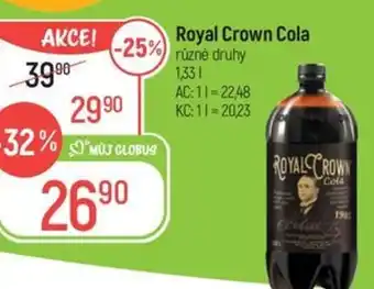 Globus Royal Crown Cola nabídka