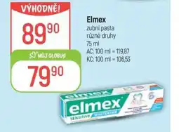 Globus Elmex zubní pasta nabídka