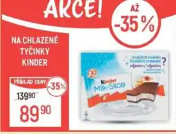 Globus Na chlazené tyčinky kinder nabídka