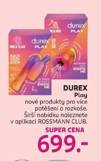 Rossmann Durex play nabídka