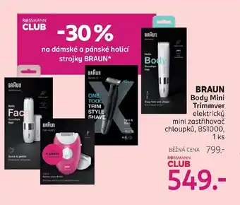 Rossmann BRAUN Body mini trimmver nabídka