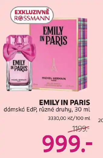 Rossmann Emily in paris nabídka