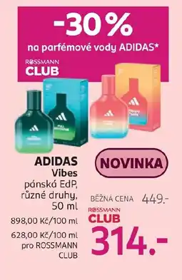 Rossmann Adidas vibes nabídka