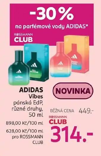 Rossmann Adidas vibes nabídka