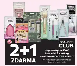 Rossmann Na produkty na líčení, kosmetické pomůcky nabídka