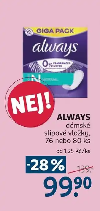 Rossmann Always nabídka