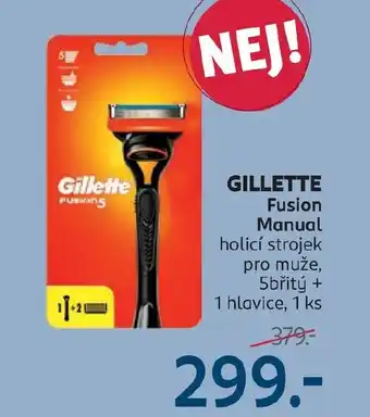 Rossmann Gillette fusion manual nabídka