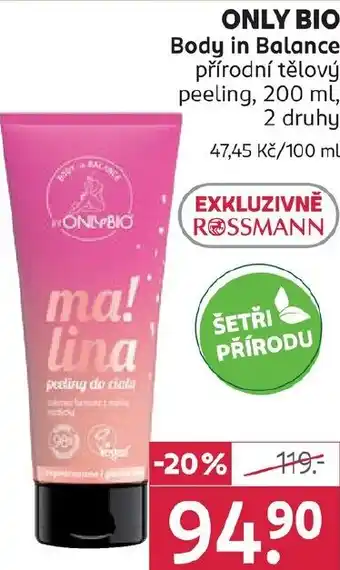 Rossmann Only bio nabídka