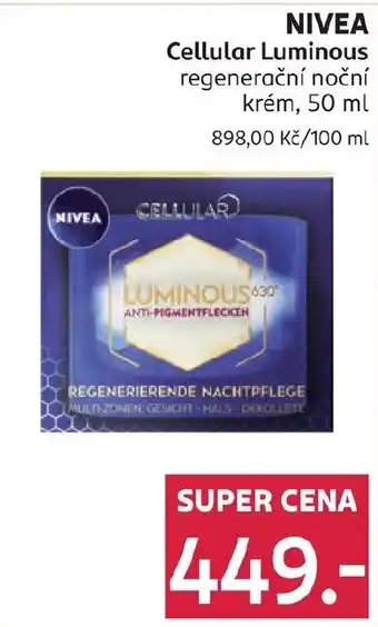 Rossmann Nivea cellular luminous nabídka