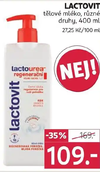 Rossmann Lactovit nabídka