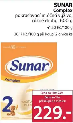 Rossmann Sunar complex nabídka