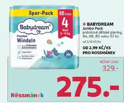 Rossmann BABYDREAM Jumbo pack nabídka