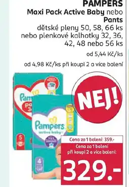 Rossmann Pampers nabídka