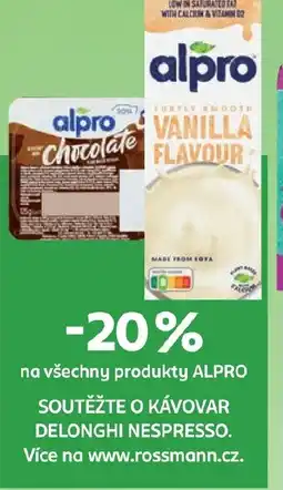 Rossmann Na všechny produkty alpro nabídka