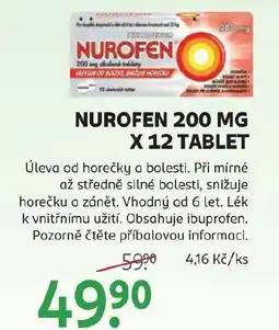 Rossmann Nurofen 200 mg x 12 tablet nabídka