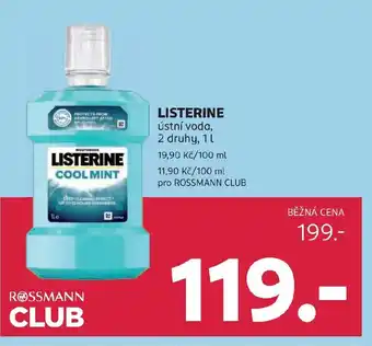 Rossmann Listerine nabídka