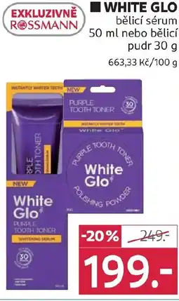 Rossmann White glo nabídka