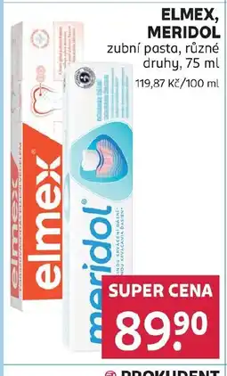 Rossmann Elmex, meridol nabídka