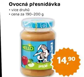 Můjobchod HELLO Ovocná přesnídávka nabídka