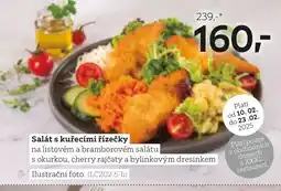 XXXLutz Salát s kuřecími řízečky nabídka