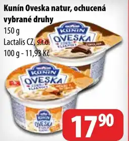 Partner Maloobchodní síť Kunín oveska natur, ochucená vybrané druhy nabídka