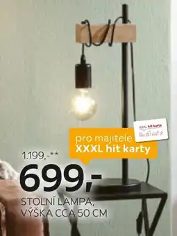 XXXLutz Stolni lampa nabídka