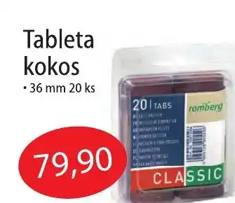 Fortel Tableta kokos nabídka