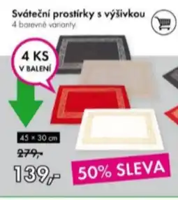 Vesna Sváteční prostírky s výšivkou nabídka