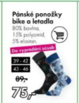 Vesna Pánské ponožky bike a letadla nabídka