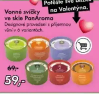 Vesna Vonné svíčky ve skle PanAroma nabídka