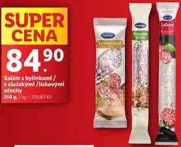 Lidl Salám s bylinkami/s vlašskými /lískovými ořechy, 250 g nabídka